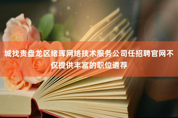 城找责盘龙区绪珲网络技术服务公司任招聘官网不仅提供丰富的职位遴荐